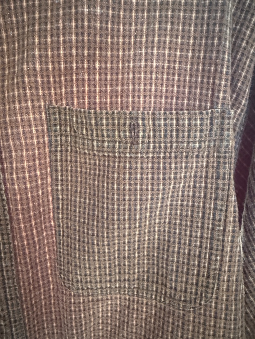 Redhead Men's Brown Plaid Button-Down Shirt - Picture 3 of 4
